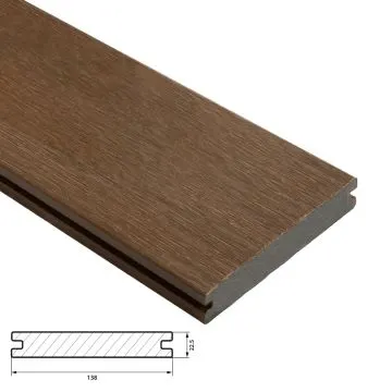 Fiberdeck Premium Vlonderplank 22,5x138 mm - Lengte 500 cm - Ipé (massief)