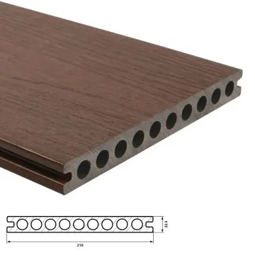 Fiberdeck Premium Vlonderplank 22,5x210 mm - Lengte 400 cm - Ipé (RHK)