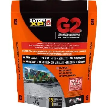 Gator Sand XP G2 Voegzand Zak 4,5kg Antraciet