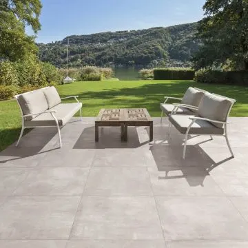 Keramische Tegel GeoCeramica® 60x60x4 cm Flow Taupe
