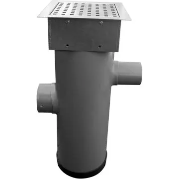 Hydroblob ZVP-MR-VZ 615H Zandvangput met loofscheider Ø 20cm, in- en uitlaat  Ø 100mm