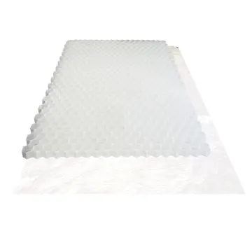 Grindmat 120x80x3 cm Wit met doek - Grindplaat - Trudigravel