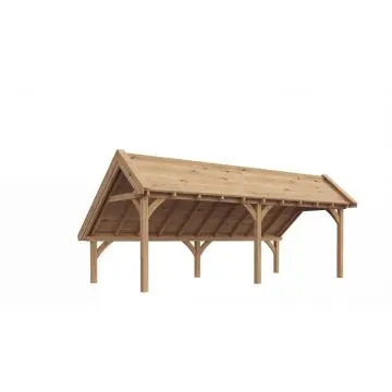 Kapschuur De Veste (Eiken) 525x380x345 cm (bxdxh) links product
