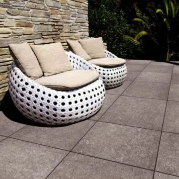 Keramische Tegel GeoCeramica® 60x60x4 cm BB Stone Dark Grey