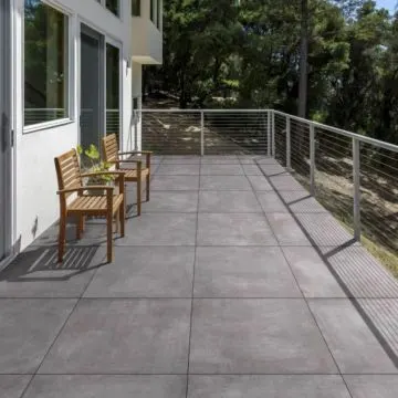 Keramische Tegel GeoCeramica® 80x80x4 cm Flow Smoke