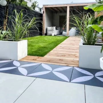 Keramische Tegel Kera Twice 60x60x4,8 cm Cerabeton Gris