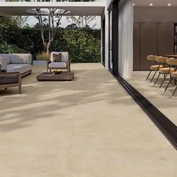 Keramische Tegel SolidPro 100x100x2 cm Crassana Beige