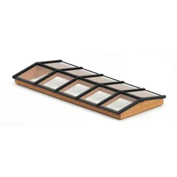 Lichtstraat zadeldak 3732mm, 1536mm diep incl. gelaagd isolatieglas en profielen product