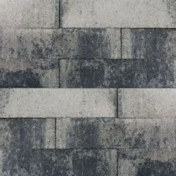Linea 15x15x60 cm Grijs/Zwart
