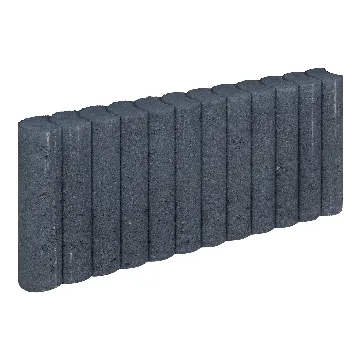 Mini Rondo Palissadeband 6x25x50 cm Zwart