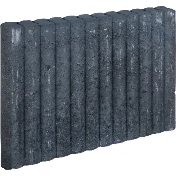 Mini Rondo Palissadeband 6x40x50 cm Zwart 