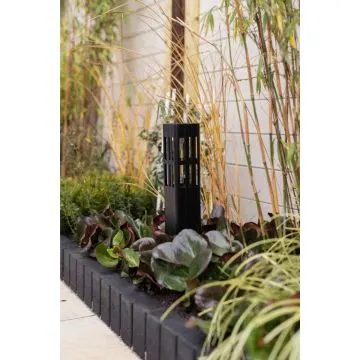 Blokjesband vierkant 6x20x50 cm Zwart