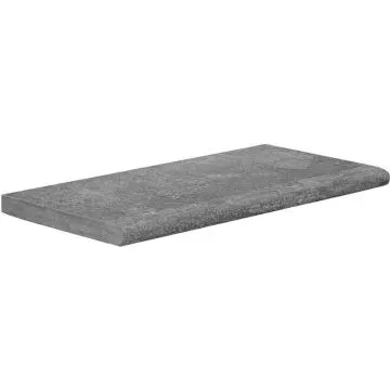 Natuursteen Zwembadrand Chinees Hardsteen 60x30x3 cm Spotted Blue (Bullnose)