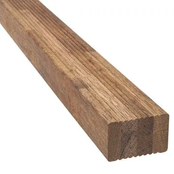 Onderbalk Merbau (Gelamineerd Fingerjoint) Glad - FCQ - 40x60 - Lengte 390 cm