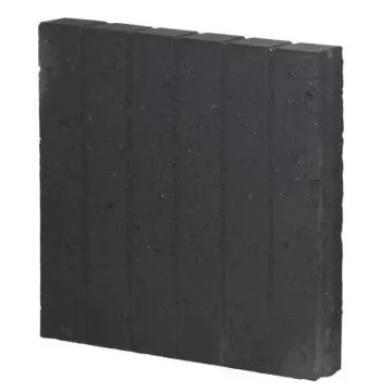 Palissadeband Vierkant 6x35x50 cm Zwart