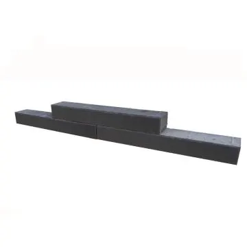 Patioblok Antraciet 60x12x10cm strak