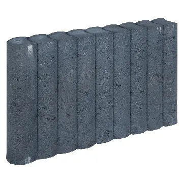 Rondo Palissadeband 8x35x50 cm Zwart 