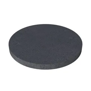 Schellevis Oud Hollandse Ronde Tegel &Oslash; 100x8 cm Antraciet voor organische vormen en tuinen