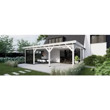 Aanbouwveranda Lucca 460x325x260 cm (bxdxh) rechts