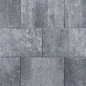 Straksteen 20x30x6 cm Grijs/Zwart
