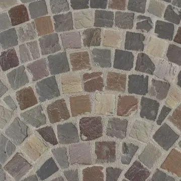 Natuursteen Keien 10x10x5/7 cm gres Tavel