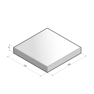 Tegel 30x30x4,5 cm Antraciet komo met facet