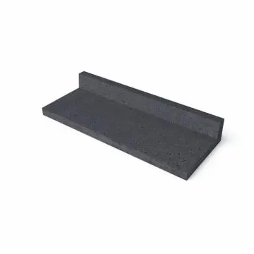 Schellevis Oud Hollandse Traptrede L-Vorm 100x40x15 cm Antraciet