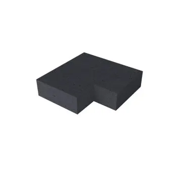 Schellevis Oud Hollandse Trap Hoekstuk 90° (37/15) Binnen Carbon 60x60 cm