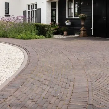 Waalformaat getrommeld 6 cm Iseo Antica (zwart-bruin)