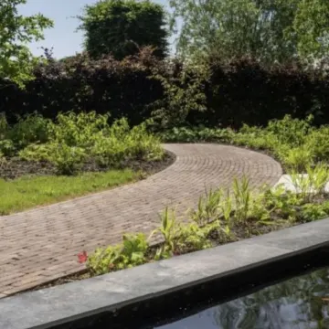 Waalformaat getrommeld 6 cm Verona Antica (bruin genuanceerd)
