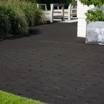 Waalformaat Natura getrommeld 8 cm Nero