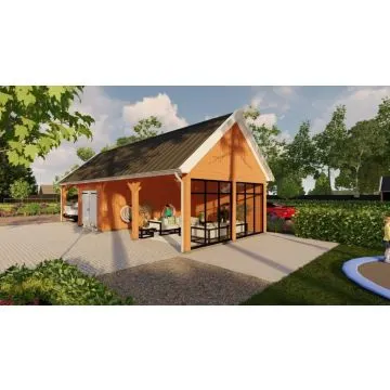 Zadeldak Select Modern 910x575x485 cm (bxdxh)