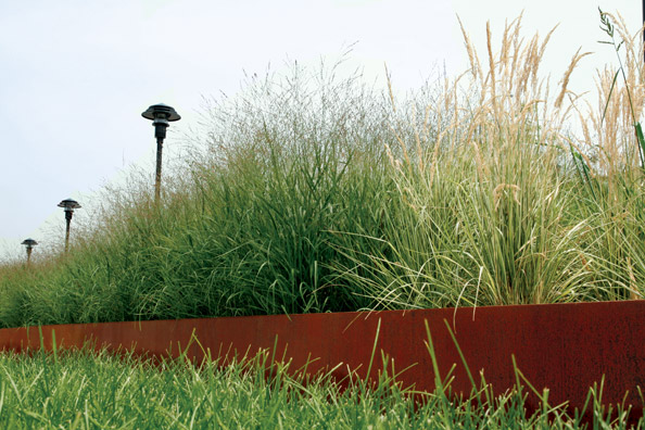 cortenstalen borderrand