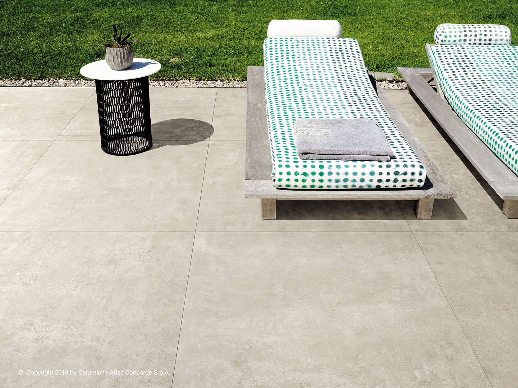 Ceramica Lastra 120x120x2 cm Boost White